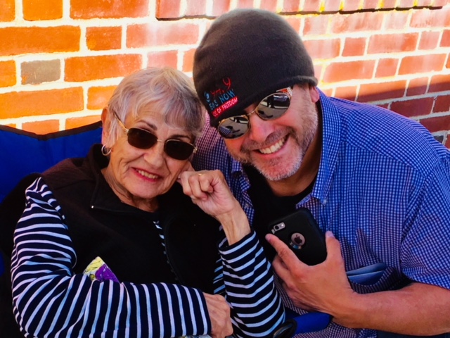 Lee Elci with his mother